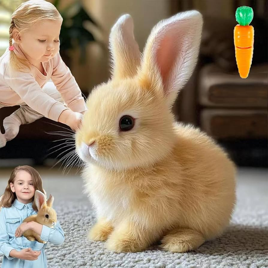 Bunby - Easter My Realistic Bunny Toy, Interactive Bunny Realistic Bunny - Jumping, Twitching, an... | Amazon (US)