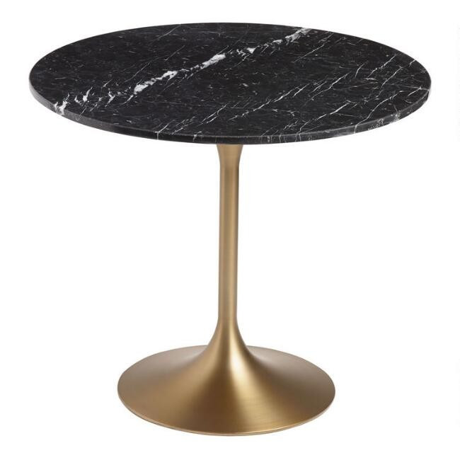 Marble Top Leilani Tulip Dining Table | World Market