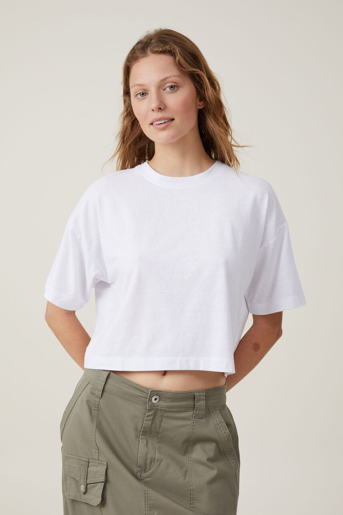 Cropped Boyfriend Tee | Cotton On (ANZ)