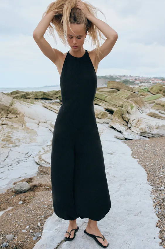 FLOWY LONG JUMPSUIT | Zara US