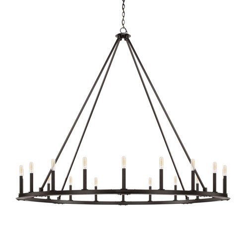 Capital Lighting Fixture Company Pearson Black Iron 20 Light Chandelier 4913bi | Bellacor | Bellacor