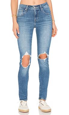 LEVI'S 721 High Rise Skinny in Rugged Indigo from Revolve.com | Revolve Clothing (Global)