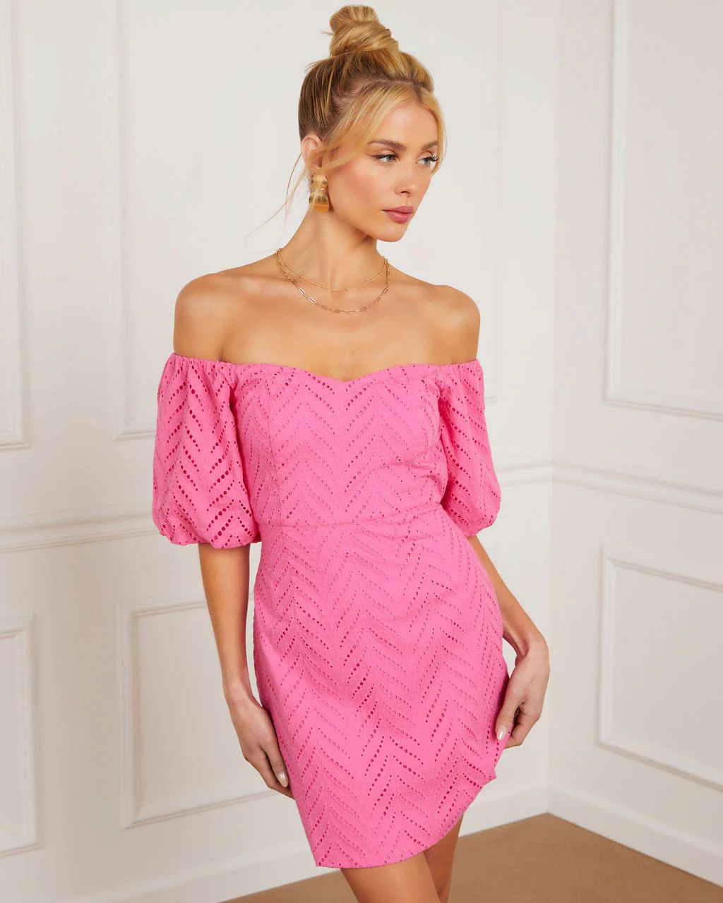 Lila Off the Shoulder Mini Dress | VICI Collection