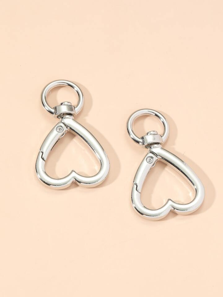 Street 2pcs Heart Decor Keychain Accessory | SHEIN USA | SHEIN