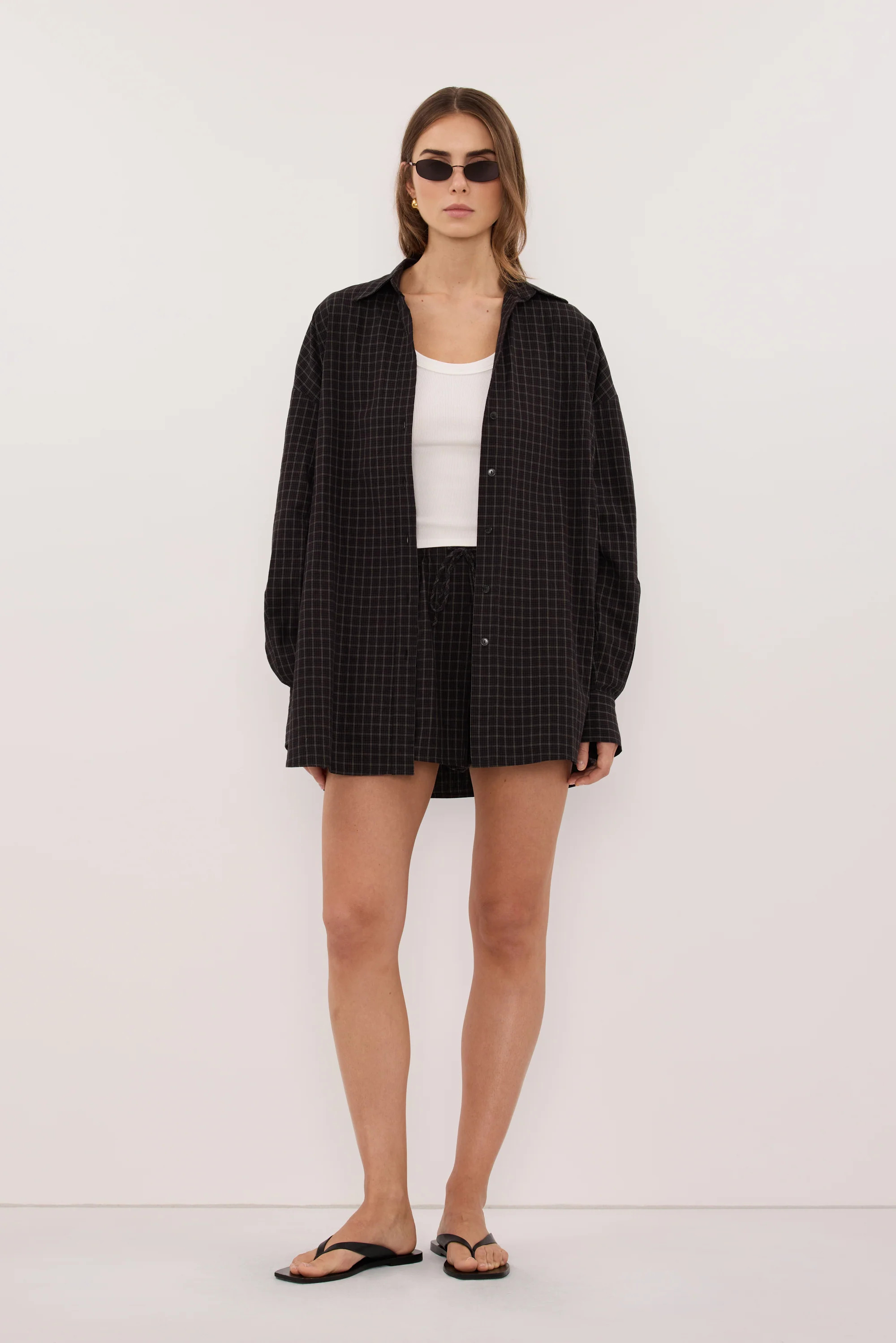 TOVA INK CHECK SHIRT | DISSH