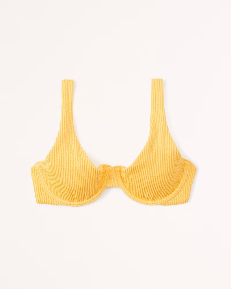 Women's Wide Strap Underwire Bikini Top | Women's Swimwear | Abercrombie.com | Abercrombie & Fitch (US)