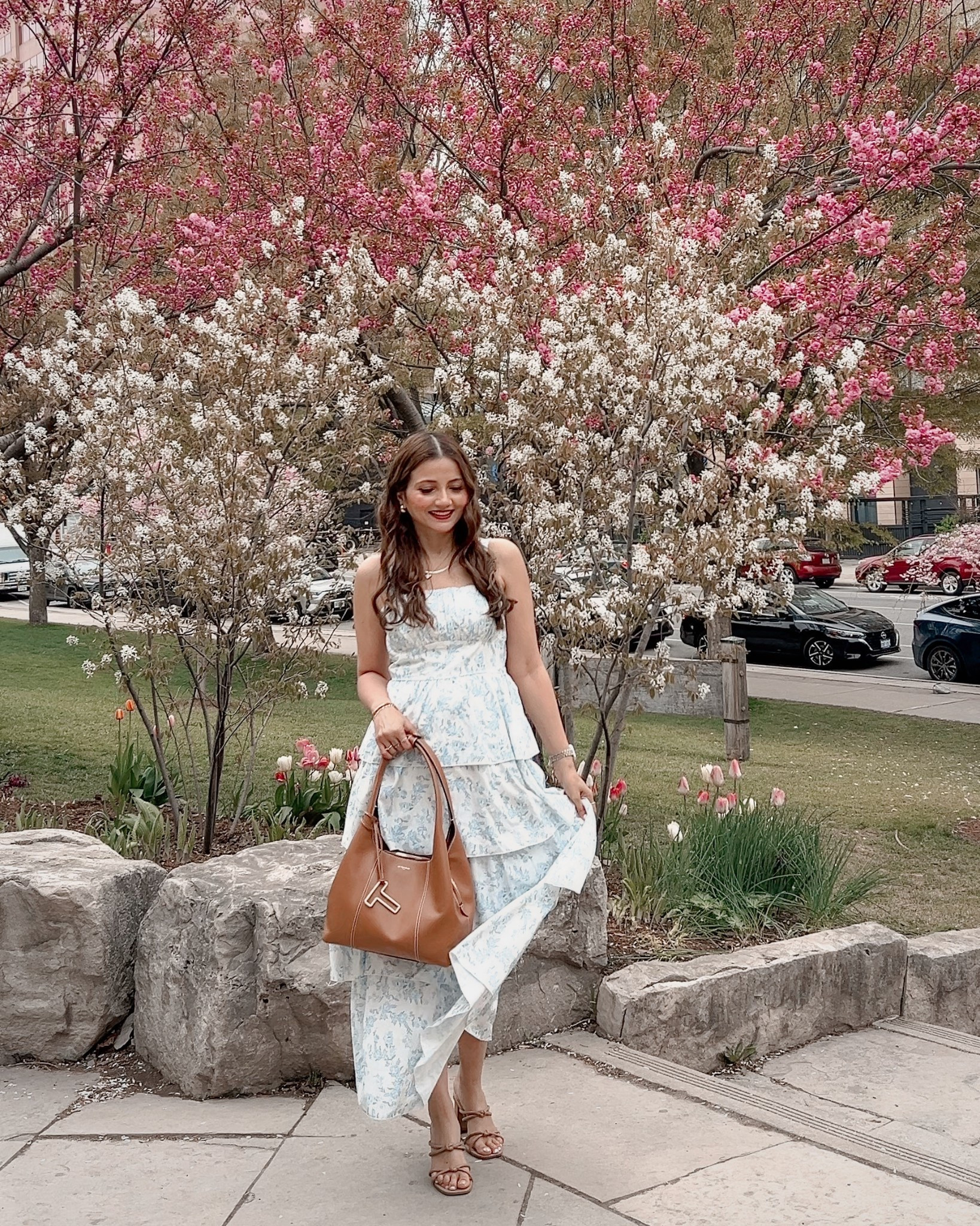 Shein dress Le Tanneur bag Juliette Medium

#LTKspring #LTKcanada #LTKwedding