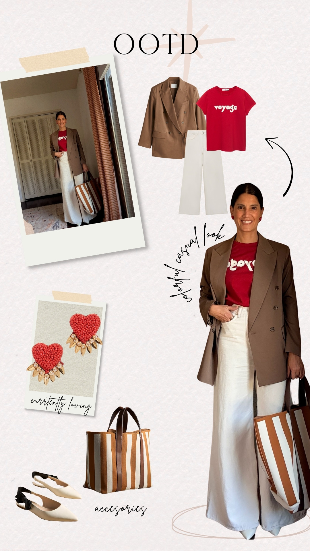 ✨ The perfect transition look you’ll wear on repeat ✨

Nothing says effortless chic like a pair of white wide-leg pants styled with a timeless blazer.
Fresh enough for late summer, polished enough for early fall 🍂 – this outfit is the ultimate back-to-routine staple.

Style tip: add sneakers for a casual vibe or heels for a sleek office-ready look. 

 #LTKSeasonal #LTKStyleTip #LTKItBag