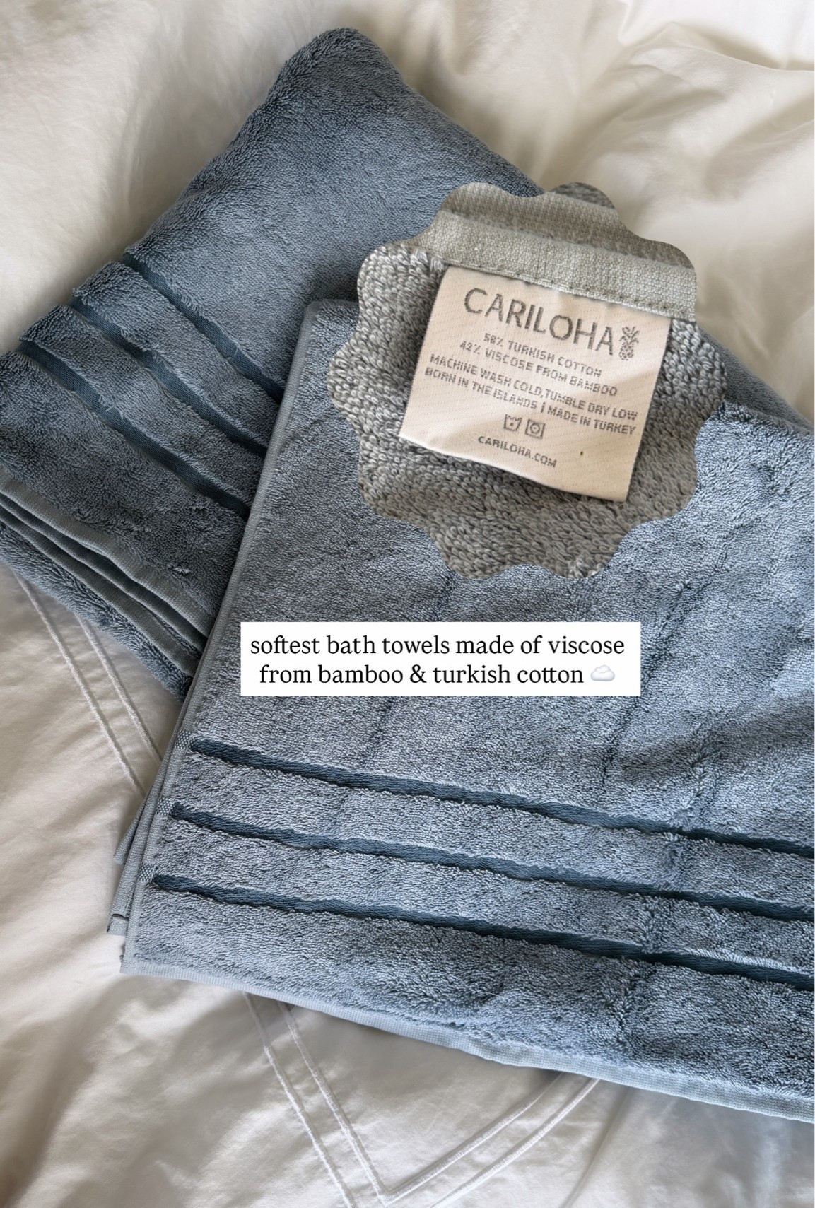 The comfiest towels from @Cariloha ☁️ such great quality!

#bathroom #towel #home #selfcare #getreadywithme #grwm

#LTKHome #LTKselfcare #LTKgrwm