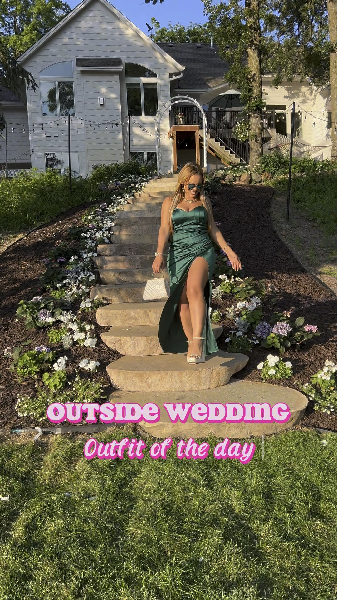 Outside Wedding Guest #Ootd 
.
Stylish & Comfortable!


#LTKsalealert #LTKshoecrush #LTKwedding
