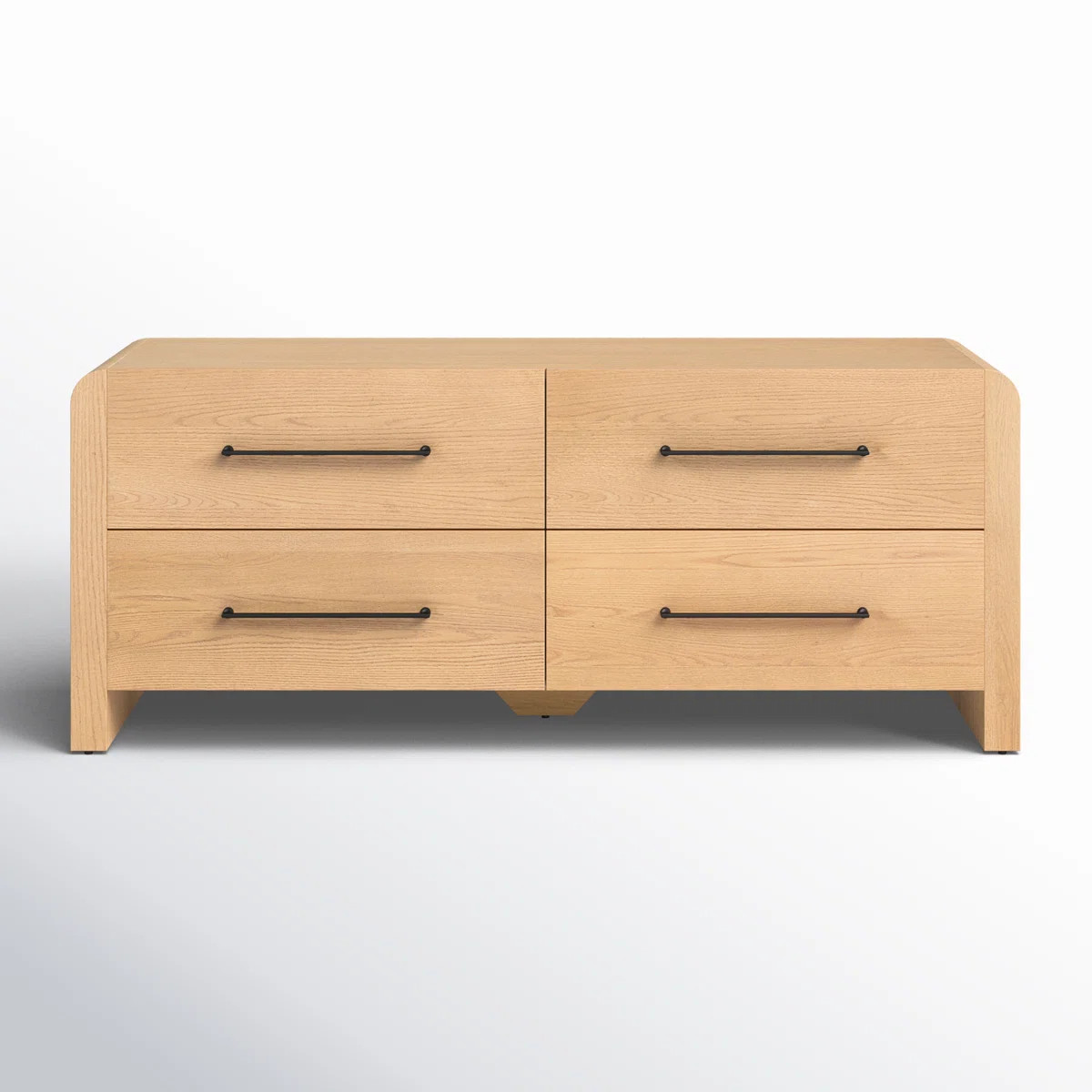 Cruz Wood 4 Drawer Dresser | Wayfair North America