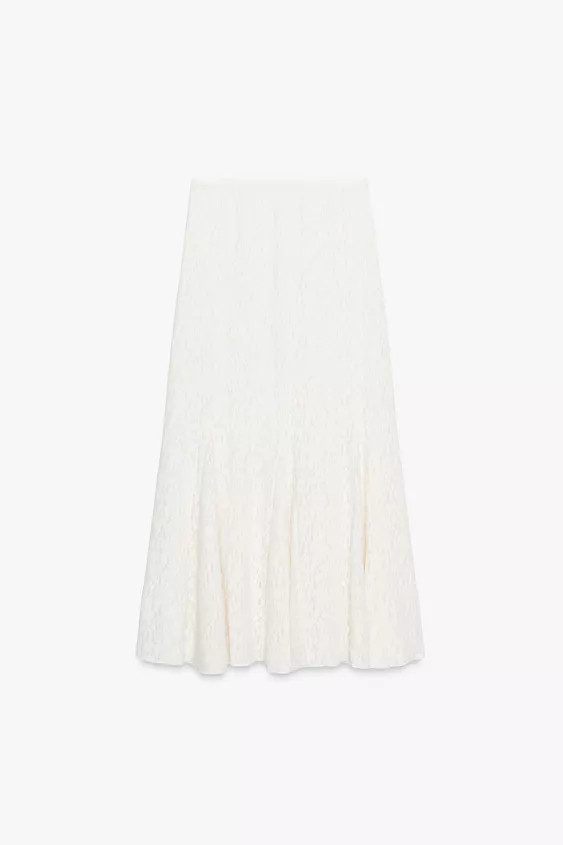 SOFT-TOUCH LACE SKIRT | Zara US