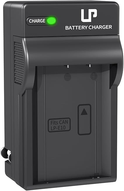 LP LP-E10 Battery Charger, Charger Compatible with Canon EOS Rebel T7, T6, T5, T3, T100, 4000D, 3... | Amazon (US)