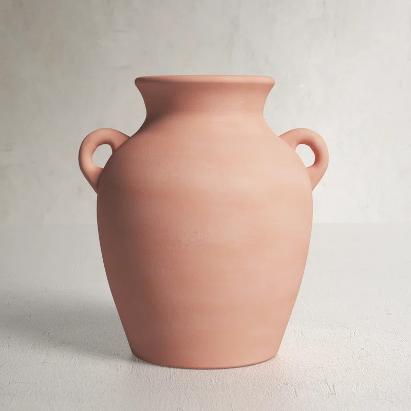 Castellini Terracotta Table Vase | Wayfair North America
