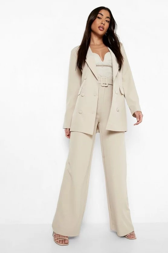Oversized Double Breasted Blazer | Boohoo.com (US & CA)
