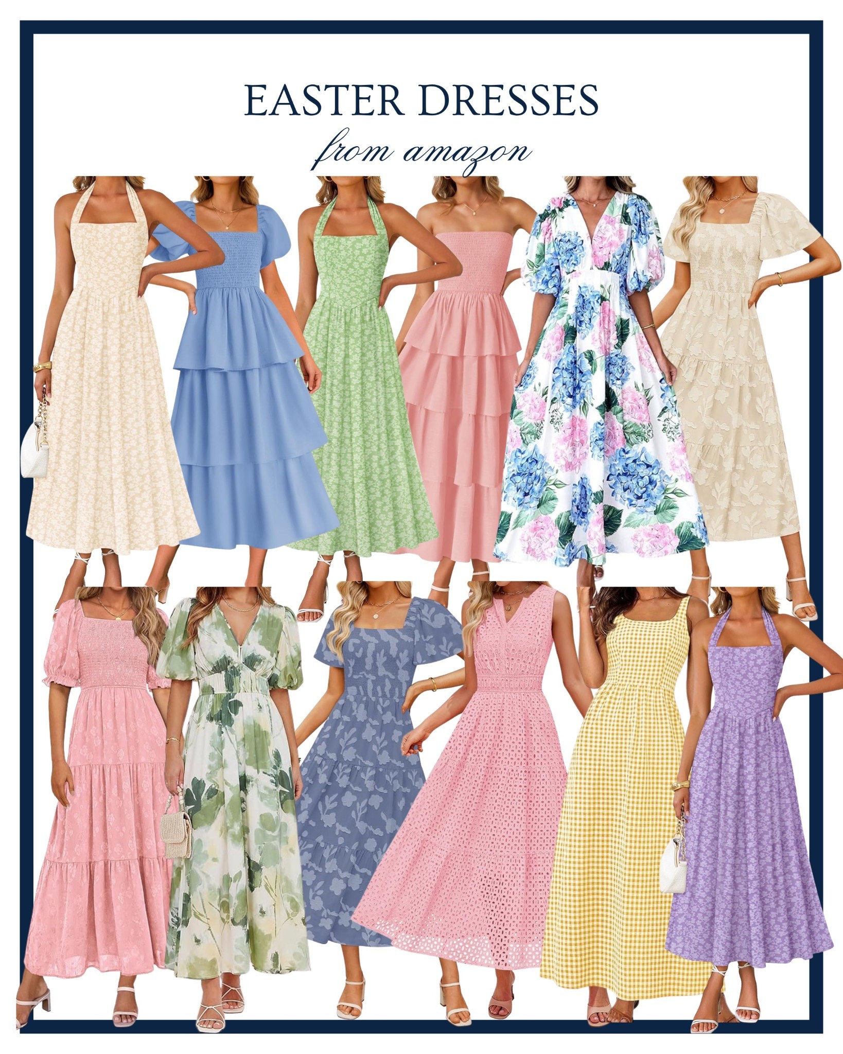 Easter dresses from Amazon 🐣✝️🌷🐇 Amazon style, Amazon dresses, Easter dresses, Amazon Easter, Amazon fashion, pastel dresses, spring dresses 

#LTKSeasonal #LTKSaleAlert