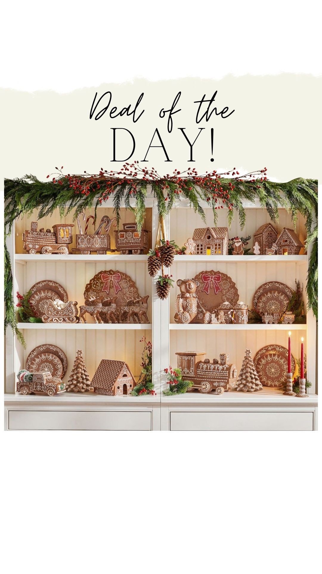 The ENTIRE gingerbread collection at #PotteryBarn is on sale right now! 🚨🚨🚨 #ltkhome #homedecor #christmasdecor #ltkholiday #lastminuteholiday

#LTKSaleAlert #LTKHoliday #LTKHome