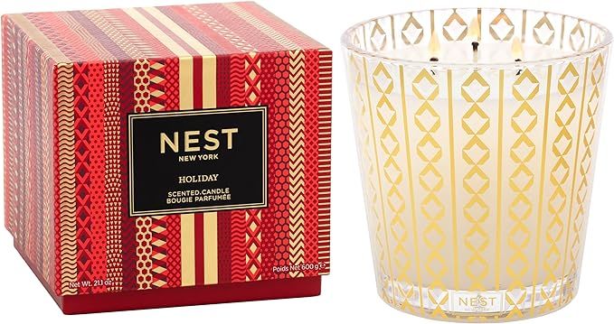 NEST Fragrances 3-Wick Candle- Holiday , 21.2 oz | Amazon (US)