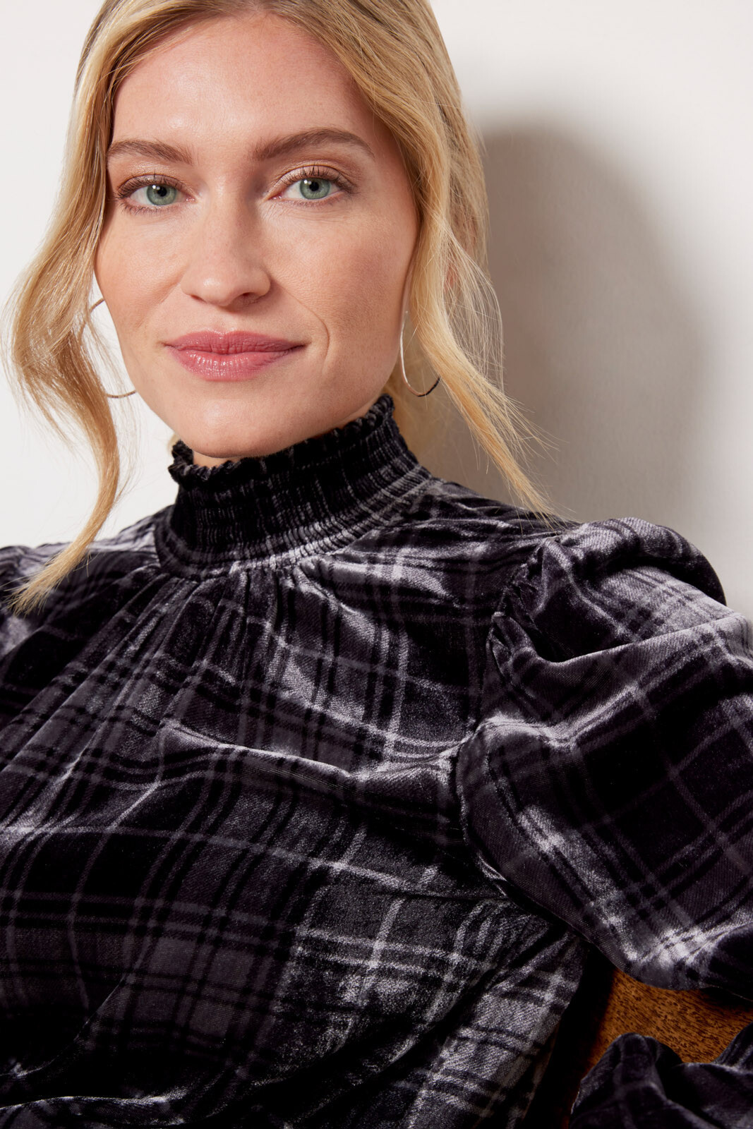 Maren Plaid Top | Evereve