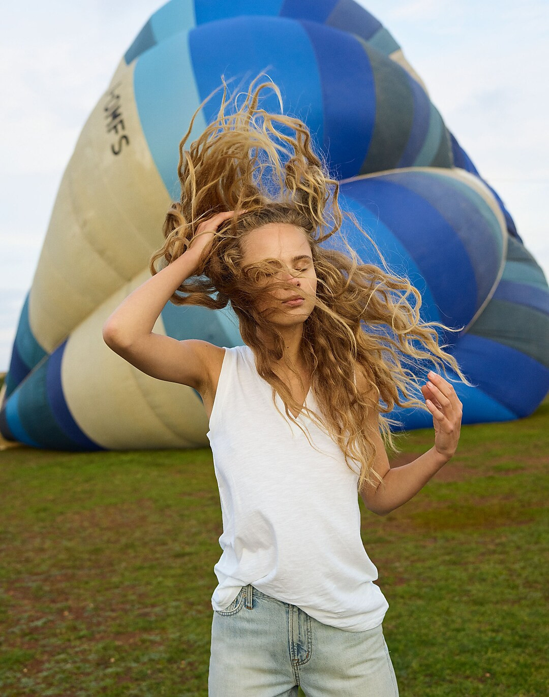 Whisper Cotton V-Neck Tank | Madewell