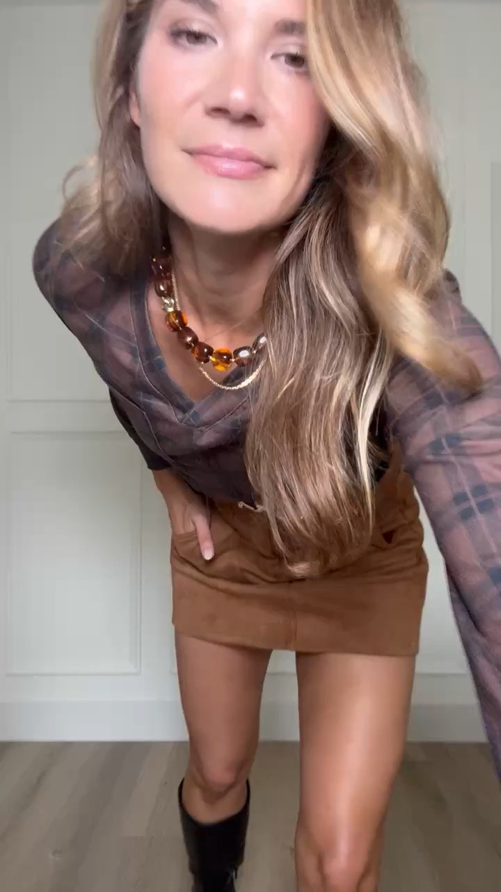 This is such a fun way to wear all the fall colors while it’s still warm out. The plaid top and camel mini feel made for each other, and the tall black boots give the whole outfit a little contrast.

Fall outfit ideas, Plaid top, Mini skirt outfit, Tall girl fashion, Tall friendly clothing, Fall skirt outfit, Knee high boots, Camel skirt, Early fall outfit, Tall girl style, Fall date night, StangandCo

#LTKootd #LTKSeasonal #LTKTall