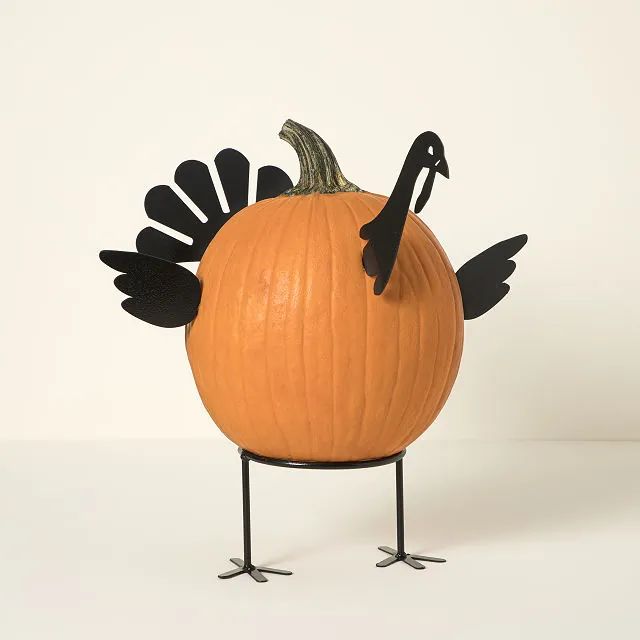 Turkey Pumpkin Holder | UncommonGoods