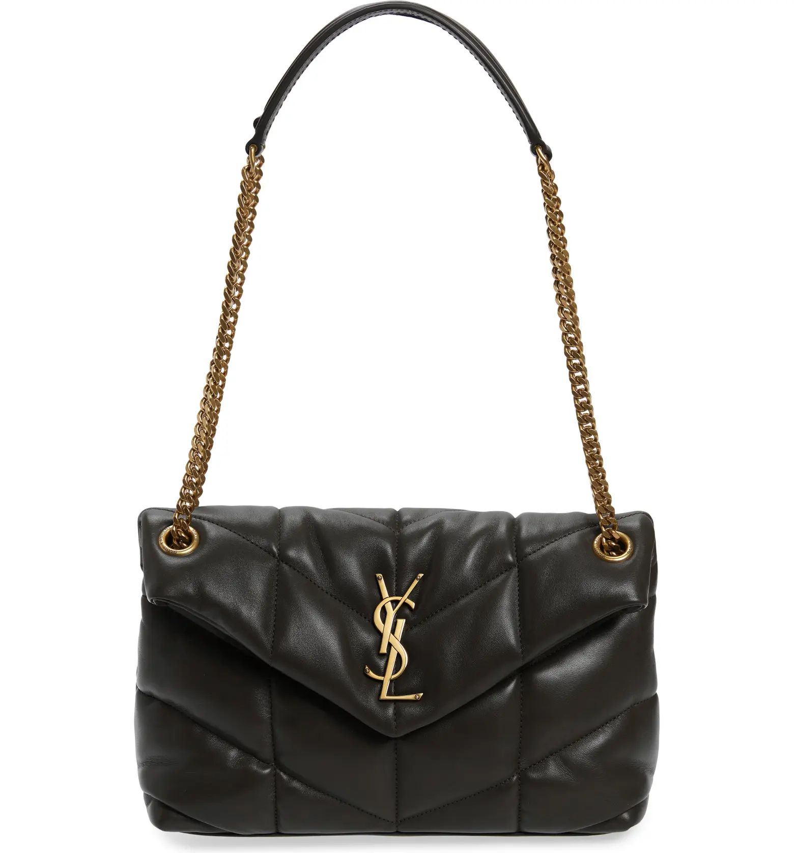 Saint Laurent Small Loulou Leather Puffer Bag | Nordstrom | Nordstrom