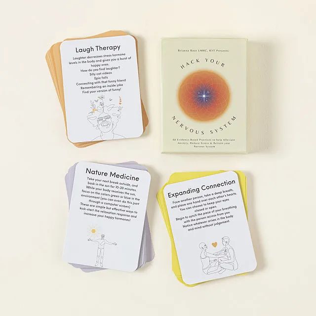 Hack Your Nervous System: Anti-Anxiety Deck | UncommonGoods