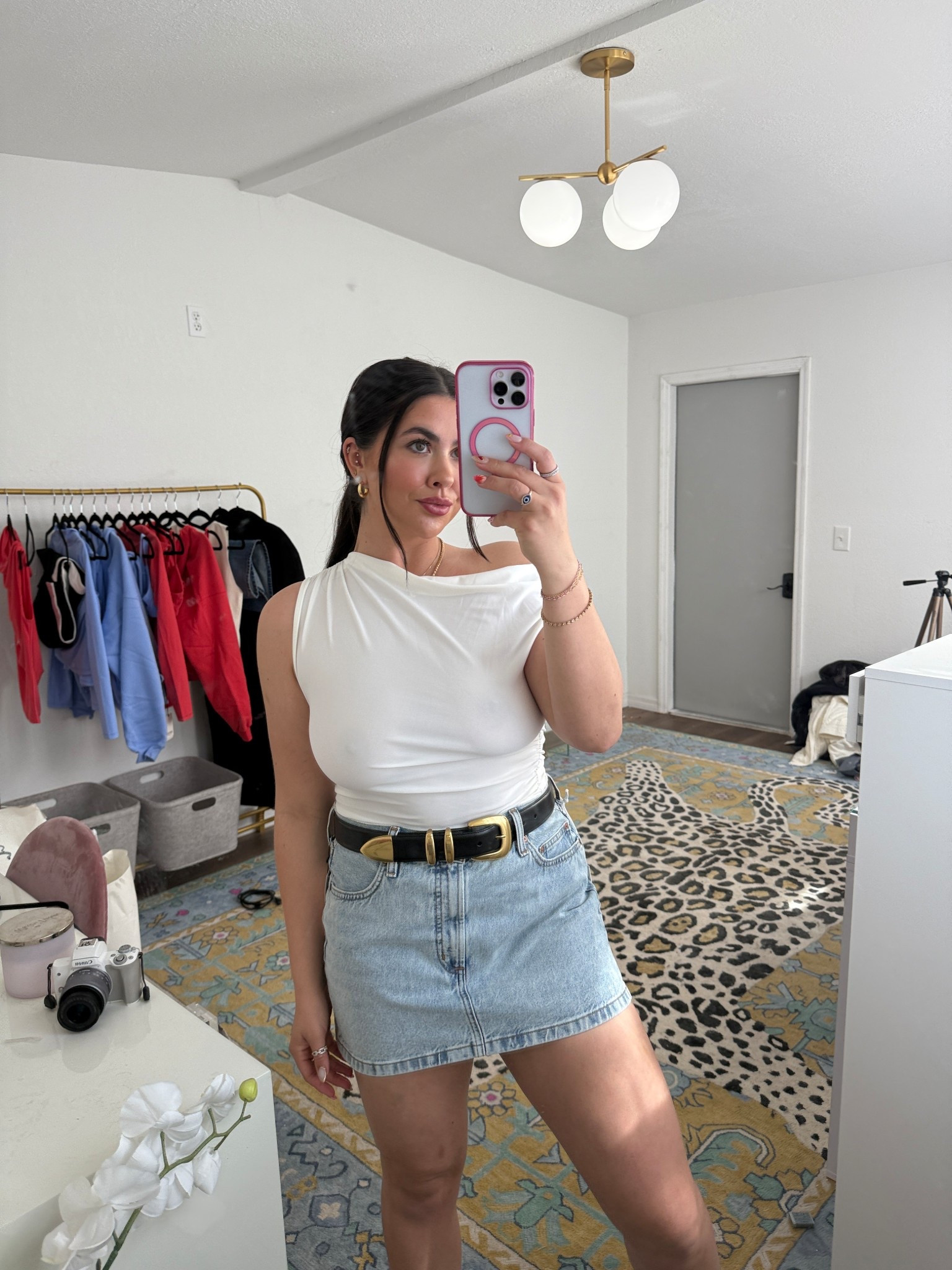 Another cute ARITZIA ootd! Top is a M & skirt is a 29! The belt added the perfect touch!!

#LTKSpringSale #LTKStyleTip #LTKFindsUnder100