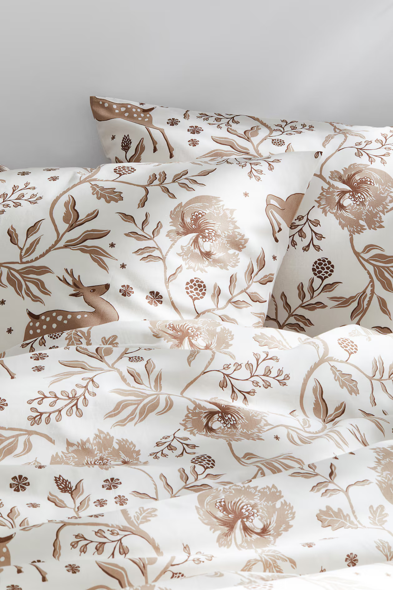 Patterned Cotton King/Queen Duvet Cover Set | H&M (US + CA)