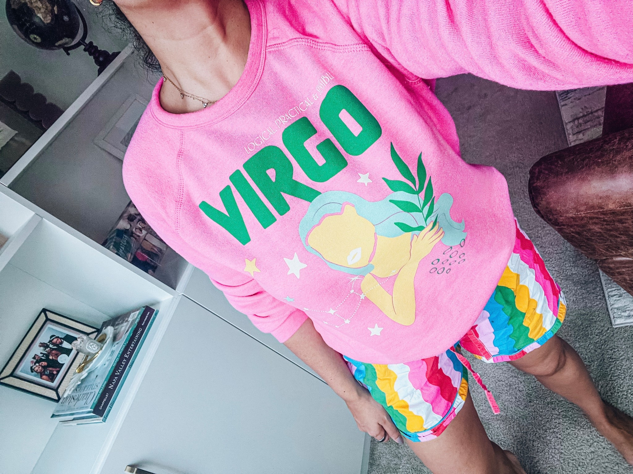 Pajama set
Printfresh pajamas
Virgo sweatshirt 



#LTKmorningroutine #LTKdayinmylife #LTKootd