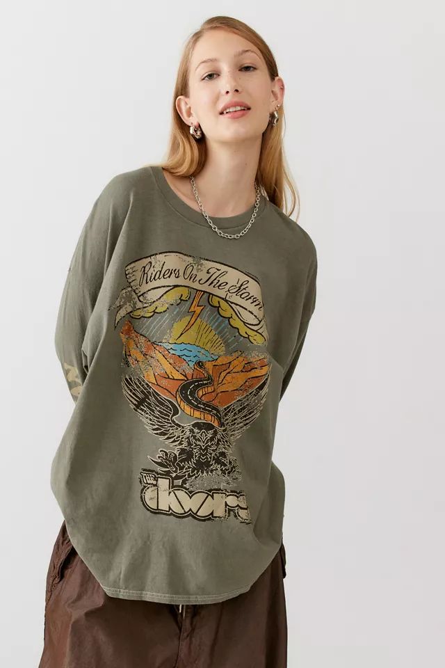 The Doors L.A. Woman Oversized Graphic Tee | Urban Outfitters (US and RoW)