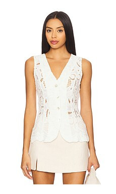 ASTR the Label Meira Vest in White from Revolve.com | Revolve Clothing (Global)