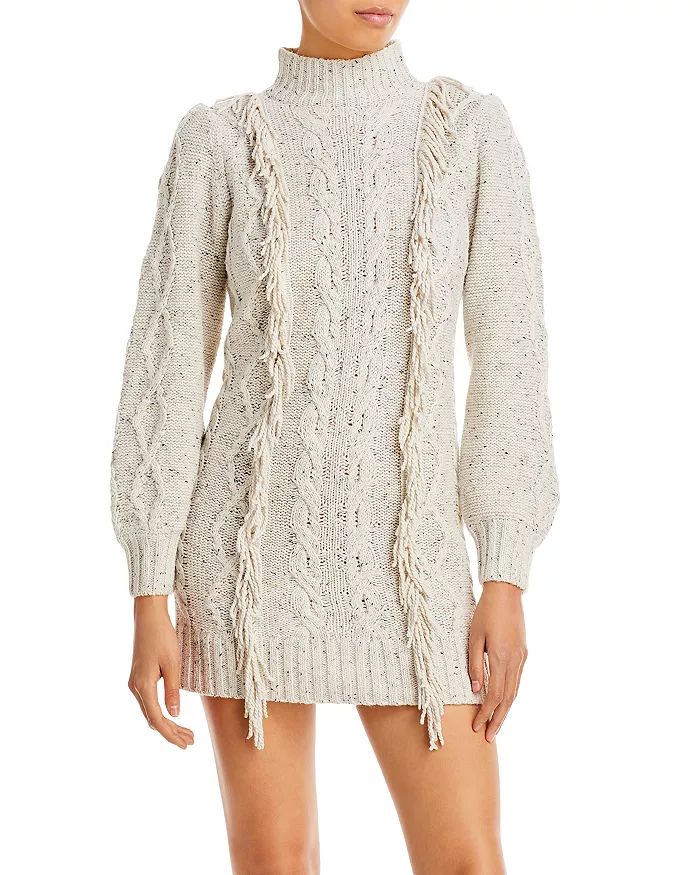 Daria Fringe Trim Sweater Dress | Bloomingdale's (US)