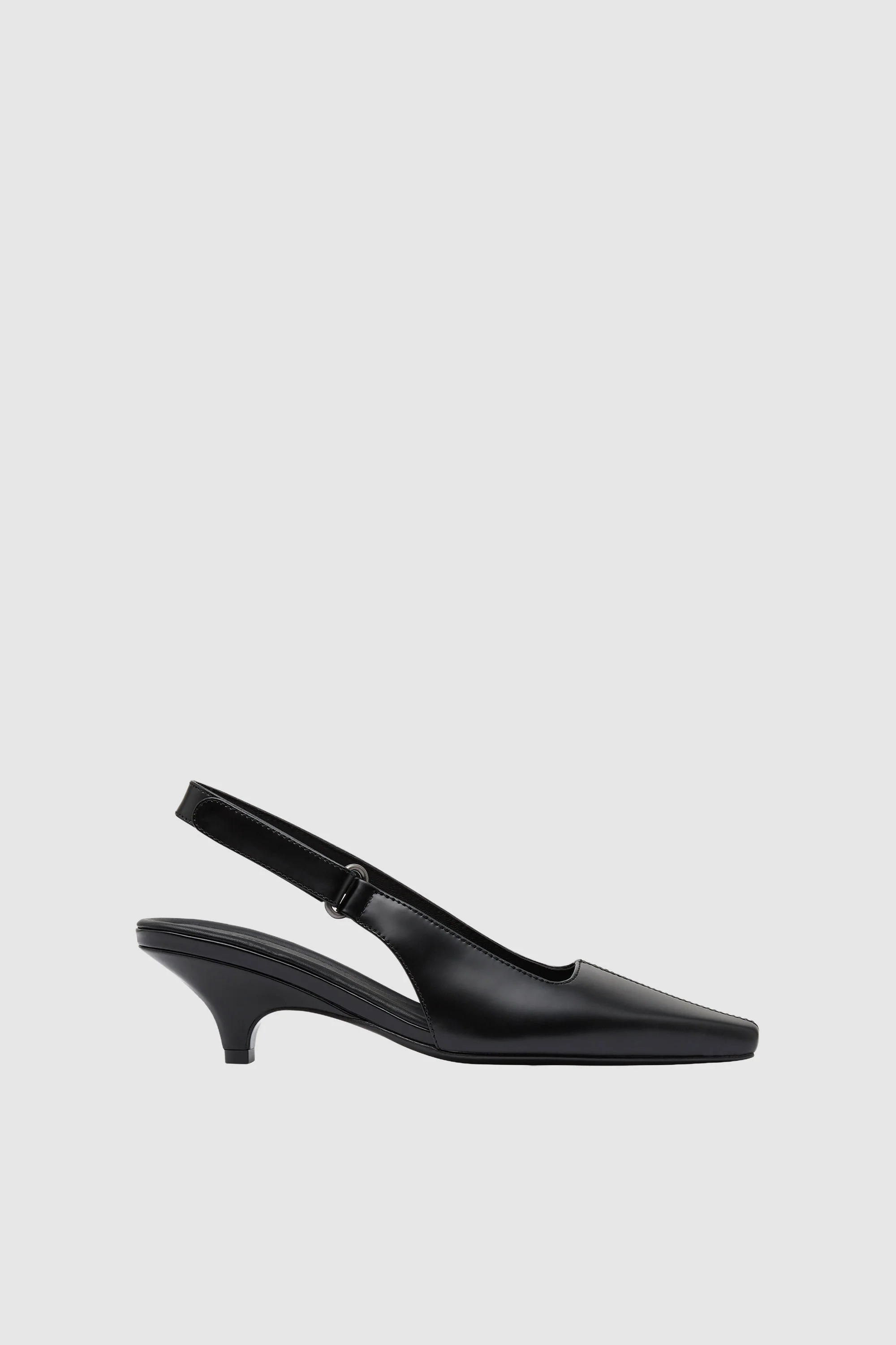 Utility Sling Back Heel - Black | St Agni (AU)