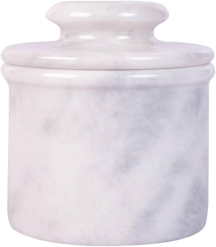 Amazon.com | Marble Hives French Marble Butter Crock- Keep Butter Fresh & Spreadable- Purely Hand... | Amazon (US)