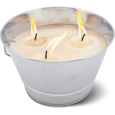 Citronella Candle 28-Ounce – Triple Wick Metal Bucket With Lid (Silver) – Long-Lasting Outdoor Candle For Patio, Deck, Garden, Backyard & Camping | Wayfair North America