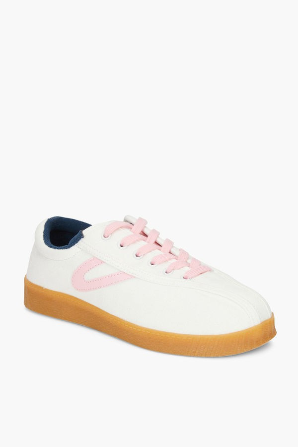 Pink and Navy Nylite Canvas Sneakers | Tuckernuck (US)