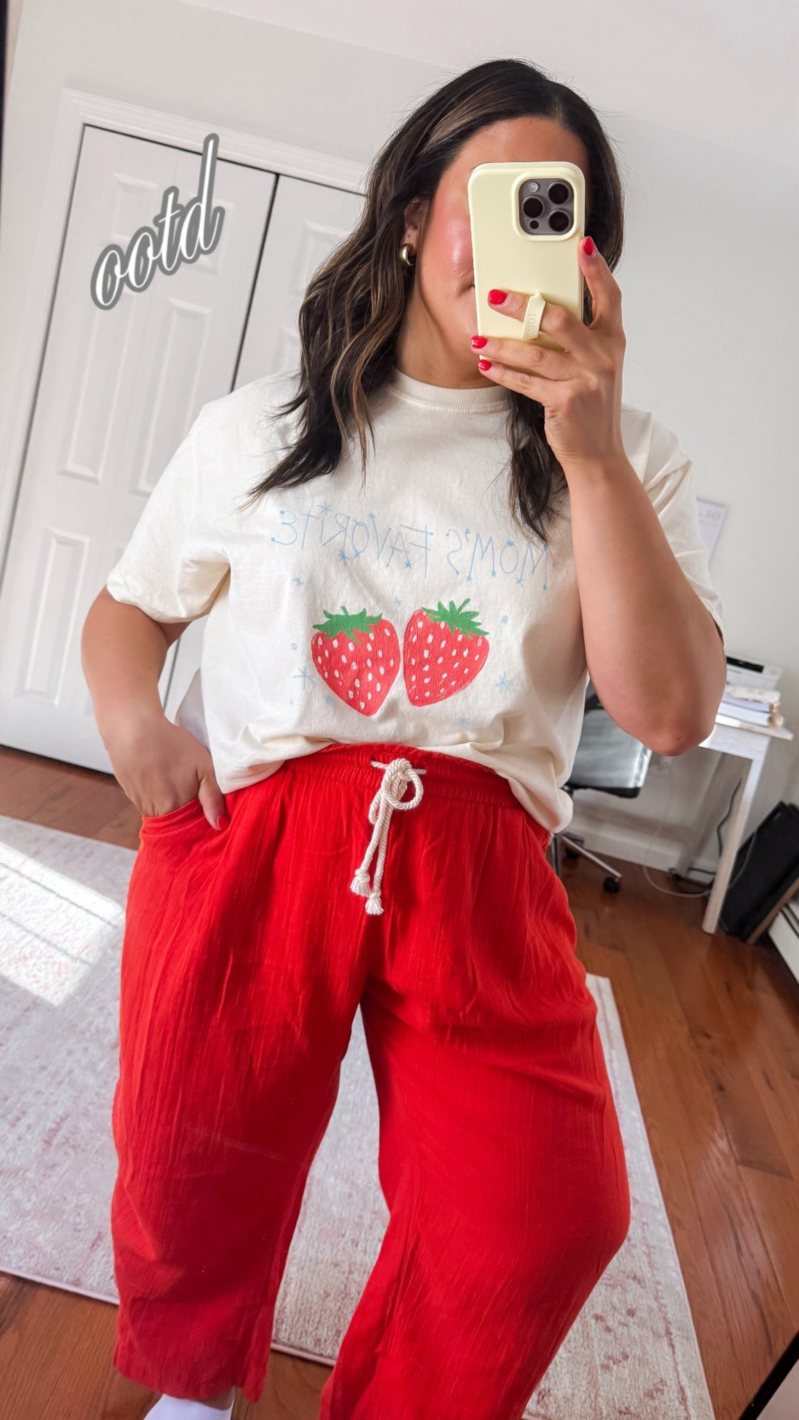 Wearing an XL tee + pants but could do a L in the pants! 

#LTKgrwm #LTKootd #LTKMothersDay