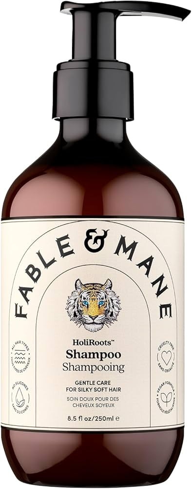 Fable and Mane HoliRoots Shampoo, Moistrizing Shampoo, Coconut Oil Shampoo for Women, Hydrating S... | Amazon (US)