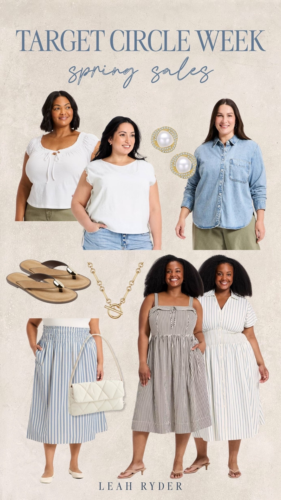 Target Circle Week is here and this is one of my favorite times to grab those easy, everyday pieces that you’ll wear on repeat all season long. Think soft neutrals, lightweight layers, and those effortless staples that make getting dressed feel so much easier. I love how these pieces mix comfort with a really clean, classic look you can style a million different ways. If you’ve been waiting to refresh your spring wardrobe without overthinking it, this is the time to do it.

#LTKSaleAlert #LTKPlusSize