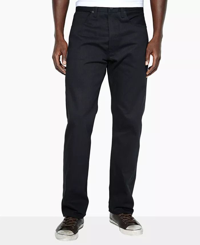 Men's 501® Original Shrink-to-Fit™ Non-Stretch Jeans | Macys (US)