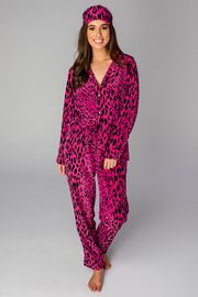 BuddyLove | Jam Jam Pajama Set | Fuchsia Cat | BuddyLove