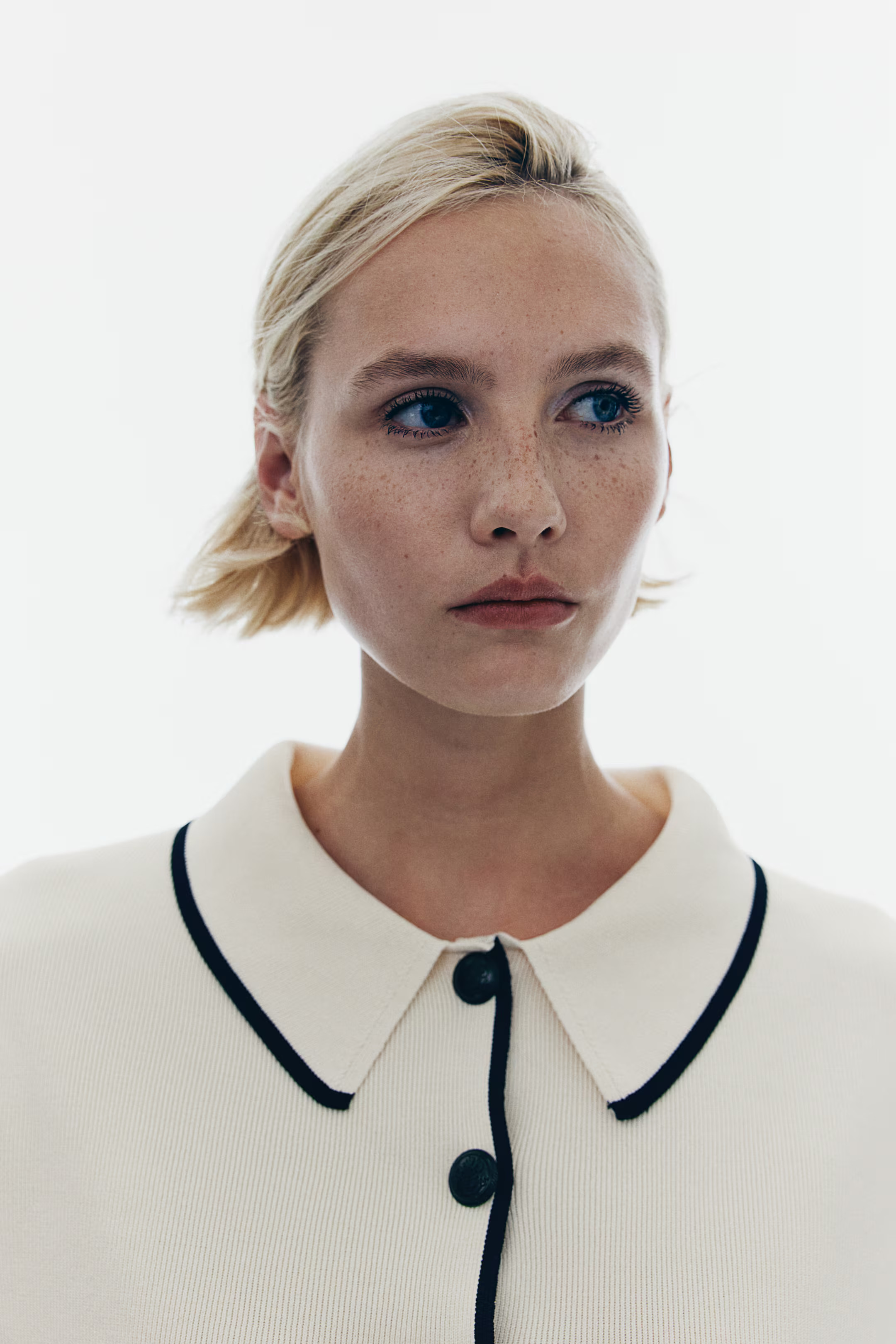 Cardigan with Collar - Cream - Ladies | H&M US | H&M (US + CA)