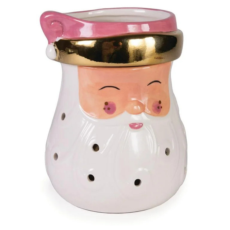 Packed Party Holiday Happy Santa Pink Wax Warmer | Walmart (US)