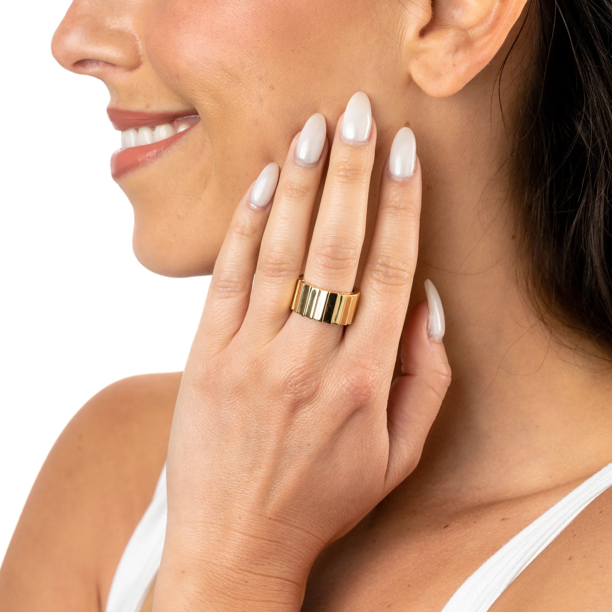 The Ribbed Ring | Jaclyn Roxanne