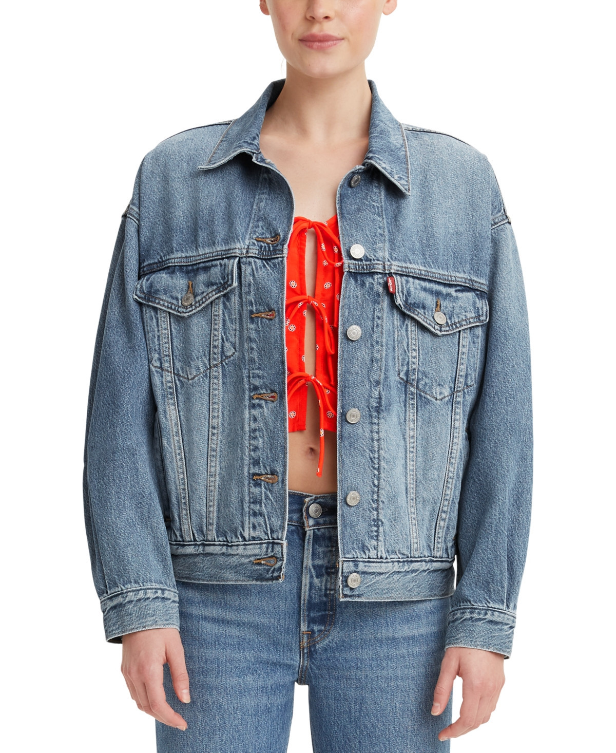 Levi's Women's 90s Cotton Trucker Jacket - Turning Heads | Macy's