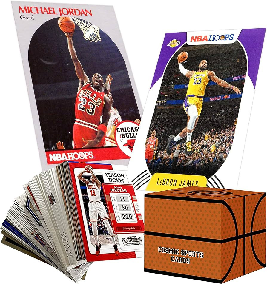 Deluxe NBA Basketball Cards 2023 Mystery Box | 100x Official NBA Cards | 10x Hall of Famers | 10x... | Amazon (US)