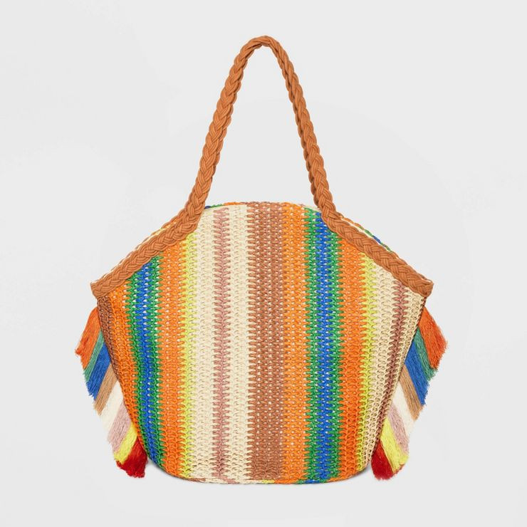 Straw Tote Handbag - Shade & Shore™ | Target