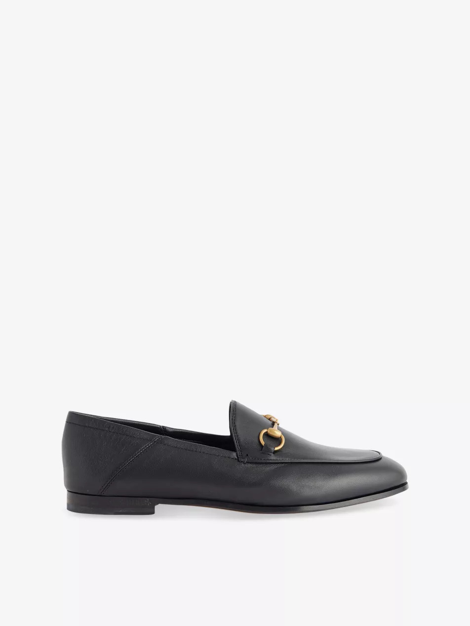 Horsebit Foldable Leather Loafers | Selfridges